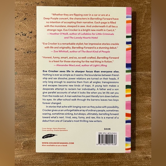 6/$30 Barrelling Forward by Eva Crocker paperback book - Picture 2 of 4